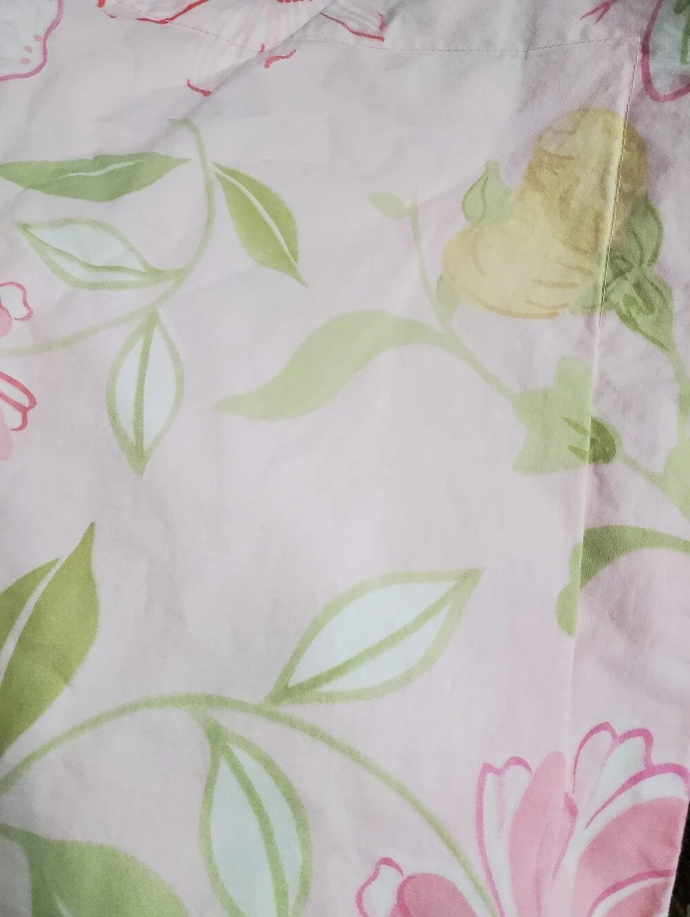 Pottery Barn Kids Floral Twin duvet And Sham